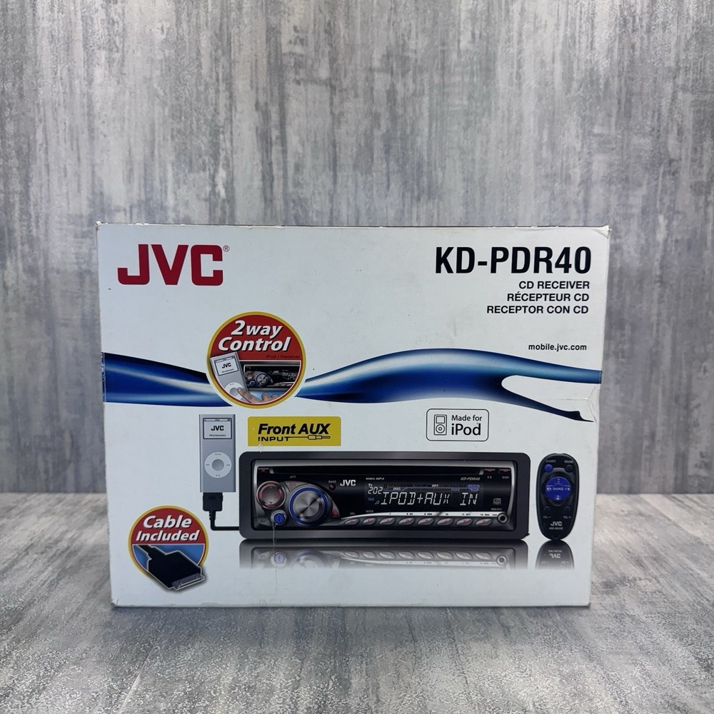 JVC KD-PDR40 Car Stereo NEW Open Box Must See Vtg New Old Stock